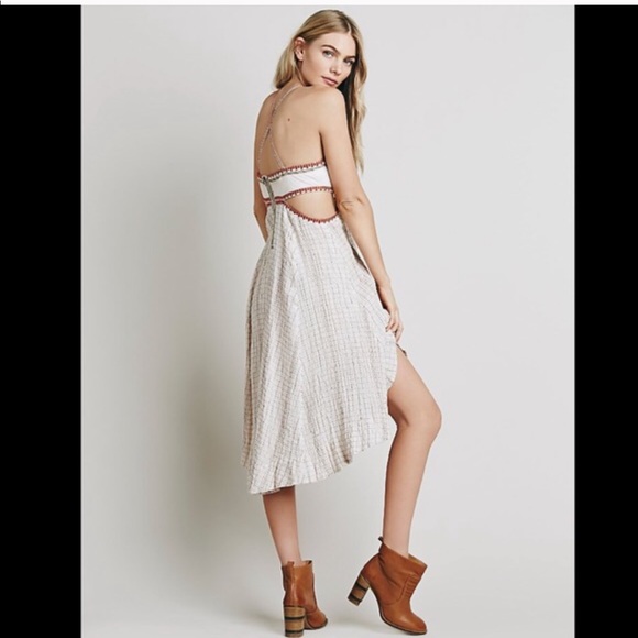 NWOT Free People | Cut Out Smock Stitch Dress Sz.0 - Picture 3 of 8